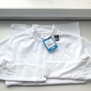 NWT DSG White Long Sleeve Men's Tee Compression shirt SPORT athletic youth XL